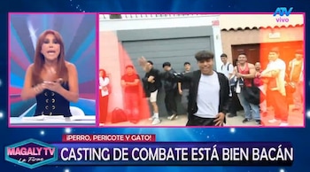 Magaly Medina revela el éxito del casting de Combate y lo relaciona con los S/35 mil que gana Said Palao. Captura: Magaly TV La Firme.