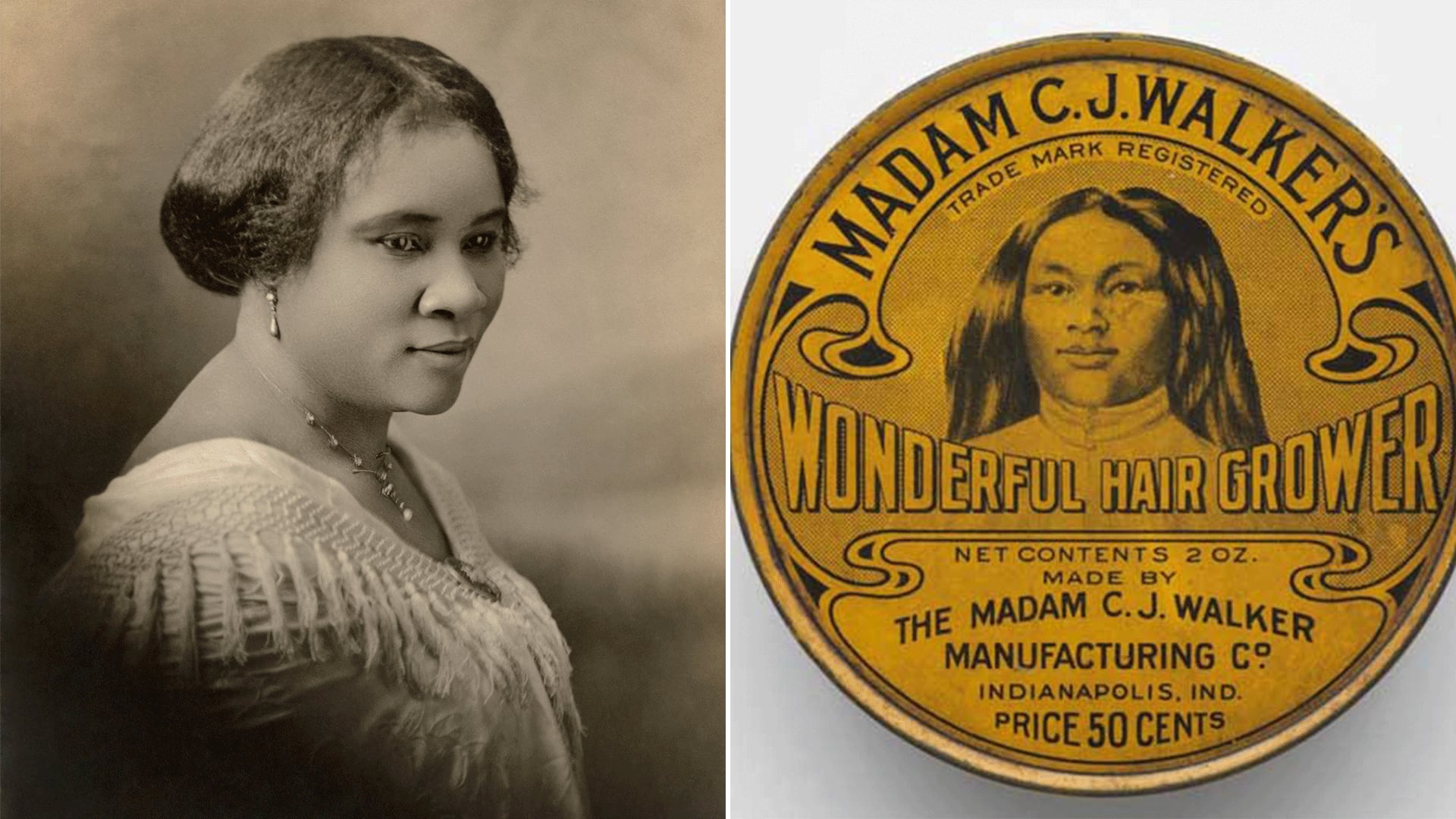 Madam C. J. Walker y su producto estrella
