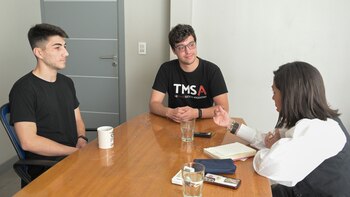 Gabriel Caballero y Marcos Peralta,