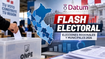 Flash electoral de Datum EN VIVO: resultados a boca de urna de las Elecciones Regionales 2026