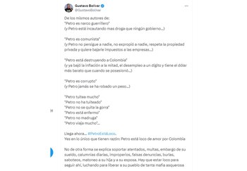 Bolívar aseguró que Gustavo Petro