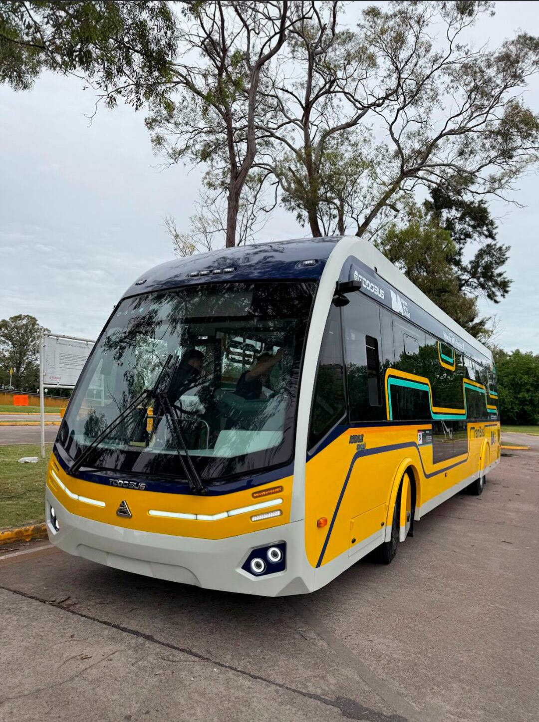 La unidad que realizó el recorrido piloto (Prensa GCBA)