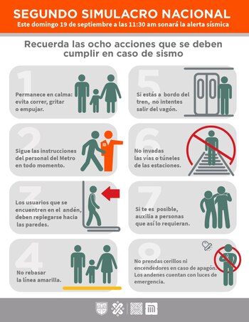 recomendaciones en caso de sismo