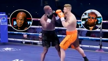 Simularon el combate entre Mike