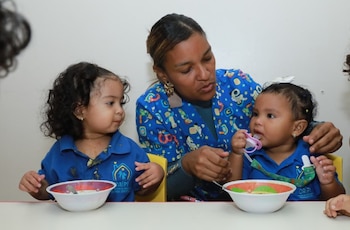 En los CAIPI se cuida, educa, nutre y se estimula el desarrollo integral de los niños, según el Ministerio de Desarrollo Social.