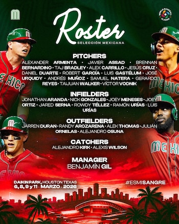 Roster final de los 30