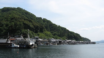 Un pueblo de Japón cuenta con más de 200 casas de madera sobre el agua