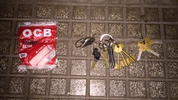 El paquete de parafina rosa