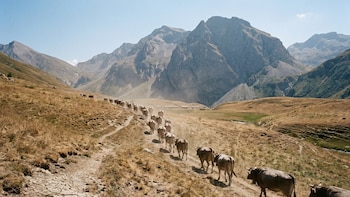 Sequía en los Alpes: agricultores anticipan pérdidas y trasladan el ganado por la falta de agua