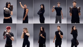 Diez de los boxeadores de la Velada del Año VI (Montaje Infobae)