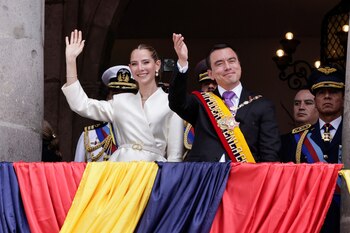 El presidente Daniel Noboa y