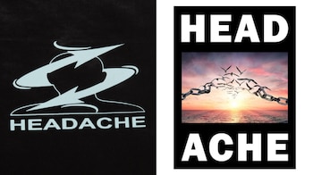 A la izquierda, el logo de Headache en su perfil. A la derecha, la carátula de su último álbum publicado el año pasado, 'Thank your for Almost Everything'.
