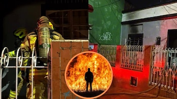 Hombre es señalado de incendiar la casa de su expareja y sus dos hijos en Bucaramanga: la Policía lo busca
