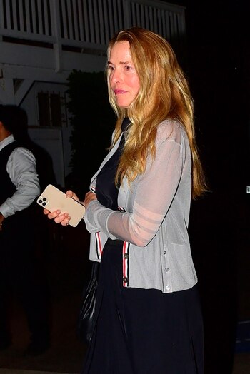 El actor y la empresaria