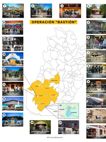 La mayoría de bodegas, ranchos