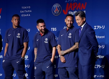 Miura, rostro icónico de la J-League, fue MVP en su temporada inaugural superando figuras como Lineker (REUTERS/Issei Kato)