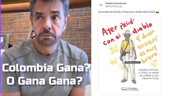 Eugenio Derbez y su aparición en memes a favor de Colombia - crédito X