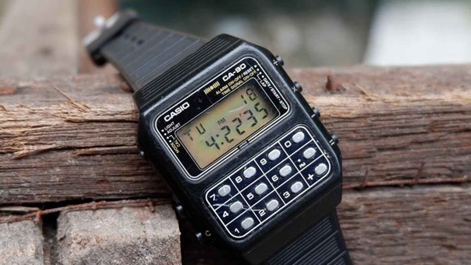 El reloj Casio CA 90 fue muy popular en la década de los