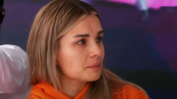 Fiorella Retiz rompió en llanto por su ampay con Aldo Miyashiro. (ATV/Magaly TV La Firme)
