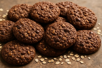 Las galletas caseras de cacao