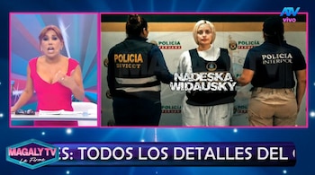 Detención de Nadeska Widausky revive polémico enfrentamiento con Magaly Medina. Captura: Magaly TV La Firme.