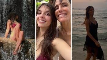 Las paradisíacas vacaciones de María Susini junto a India Arana en Bali: cascadas, playas y templos