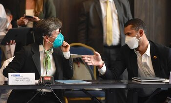 La alcaldesa de Bogotá, Claudia