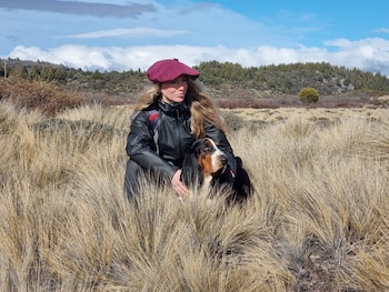 Kenya Campos Haedo junto a Humboldt