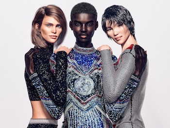 Balmain encargó al exfotógrafo de