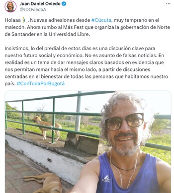 Juan Daniel Oviedo está en