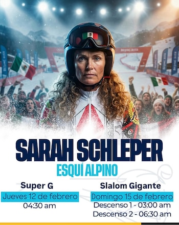 La representante mexicana verá acción