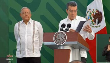 El presidente le dio su