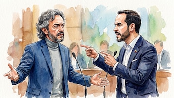 Un video de Abelardo de la Espriella sobre su cuerpo y el voto femenino provocó controversia en la campaña: Juan Daniel Oviedo respondió