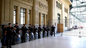 El operativo policial desplegado para