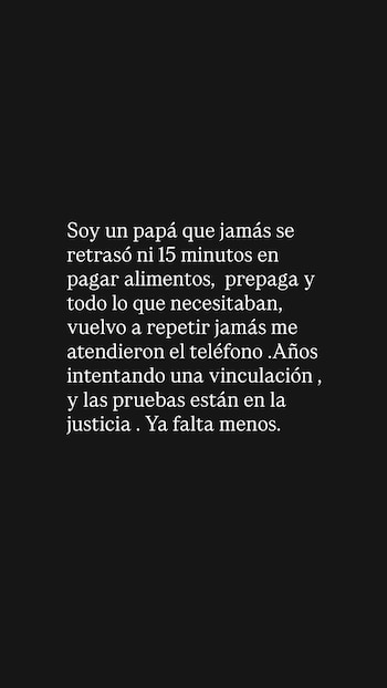 "Soy un papá que jamás