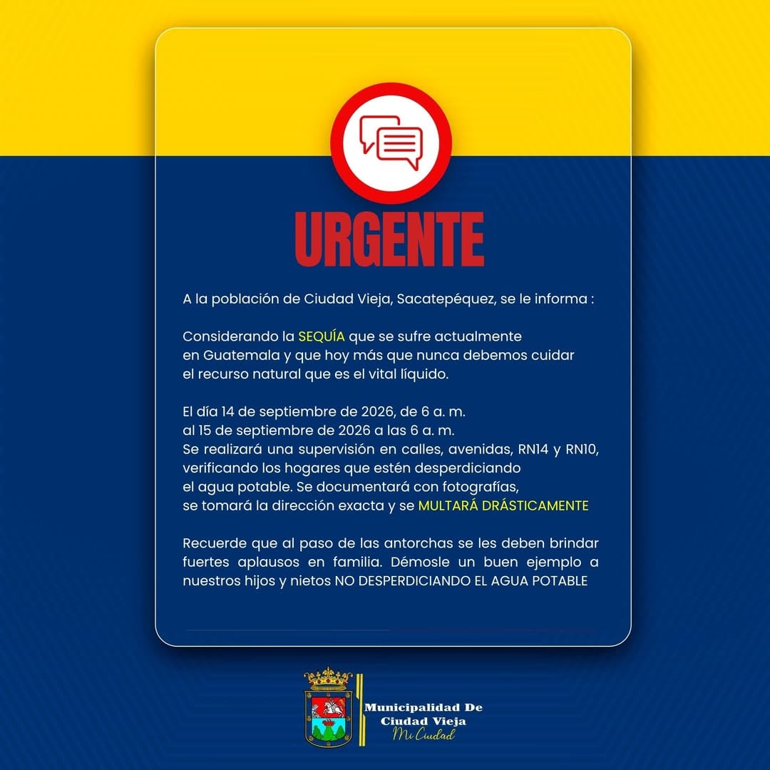 La comuna pidió reemplazar el lanzamiento de agua a los corredores y portadores de antorchas por aplausos para promover el cuidado del recurso hídrico.