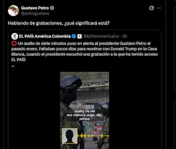 Gustavo Petro - crédito @petrogustavo/X