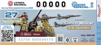 Créditos: Lotería Nacional.