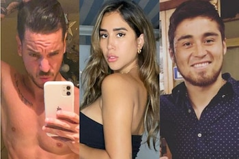 Melissa Paredes le echó flores