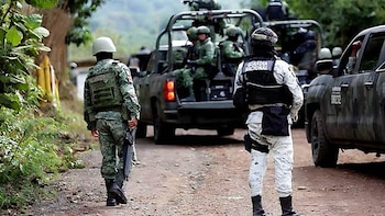 Enfrentamiento entre militares y sicarios