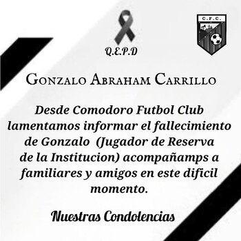 El club argentino lamentó la