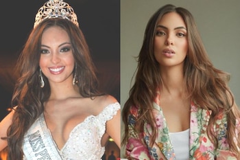 La modelo peruana dio a