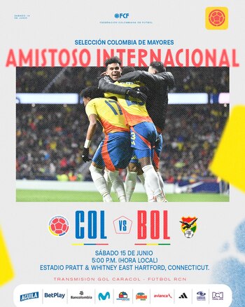 Colombia se medirá ante Estados