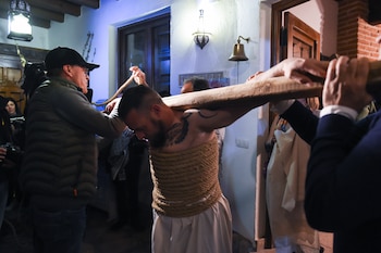 Rito de los Empalaos de Valverde de la Vera, Cáceres (Gustavo Valiente - EP).