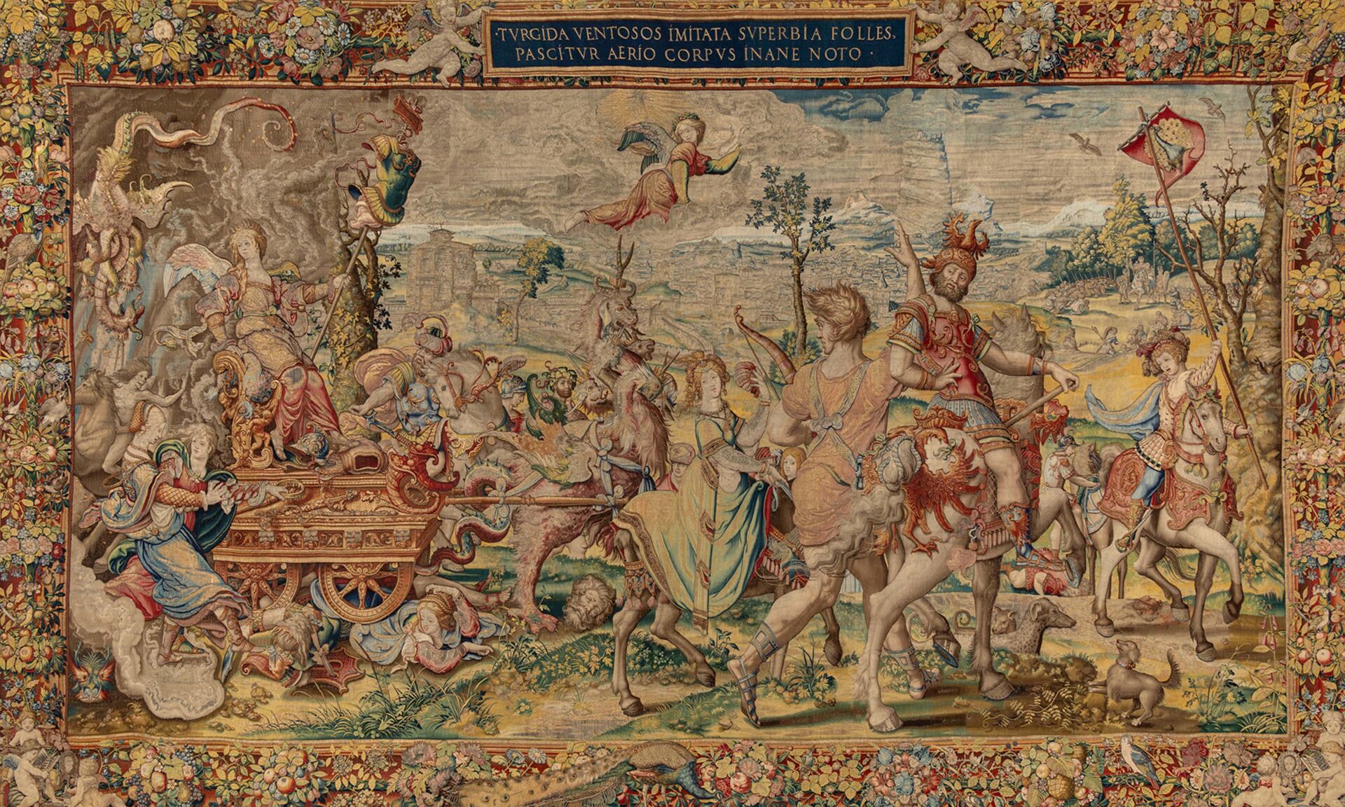 Iconografía del mal. Tapices de los pecados capitales, disponible en la Galería de Colecciones Reales