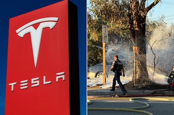 Los equipos de emergencia no lograron salvar al conductor del Tesla, quien fue declarado muerto en el lugar del accidente