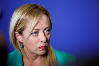 La primera ministra italiana Giorgia Meloni (REUTERS/Juan Medina)