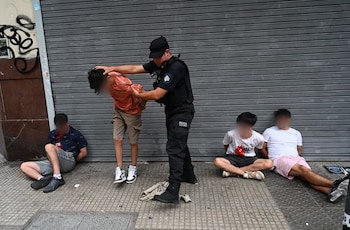 Uno de los integrantes de