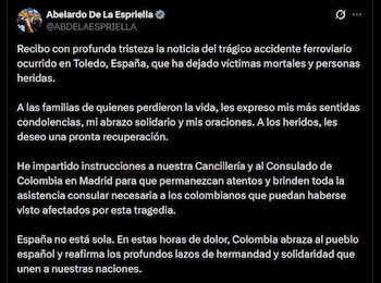 Abelardo de la Espriella (@ABDELAESPRIELLA/X)