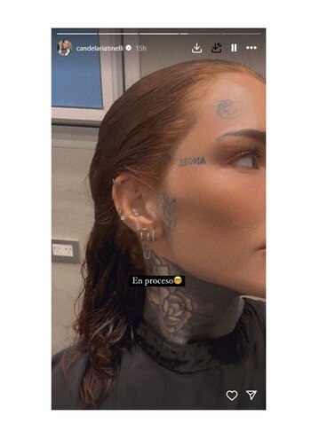 "En proceso", la diseñadora mostró